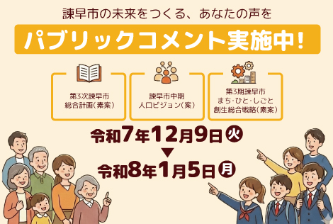 パブリックコメント実施