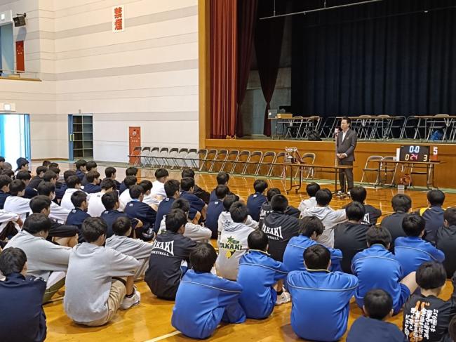 第36回　諫早市長杯争奪中学校スポーツ選手権大会バスケットボール競技の写真
