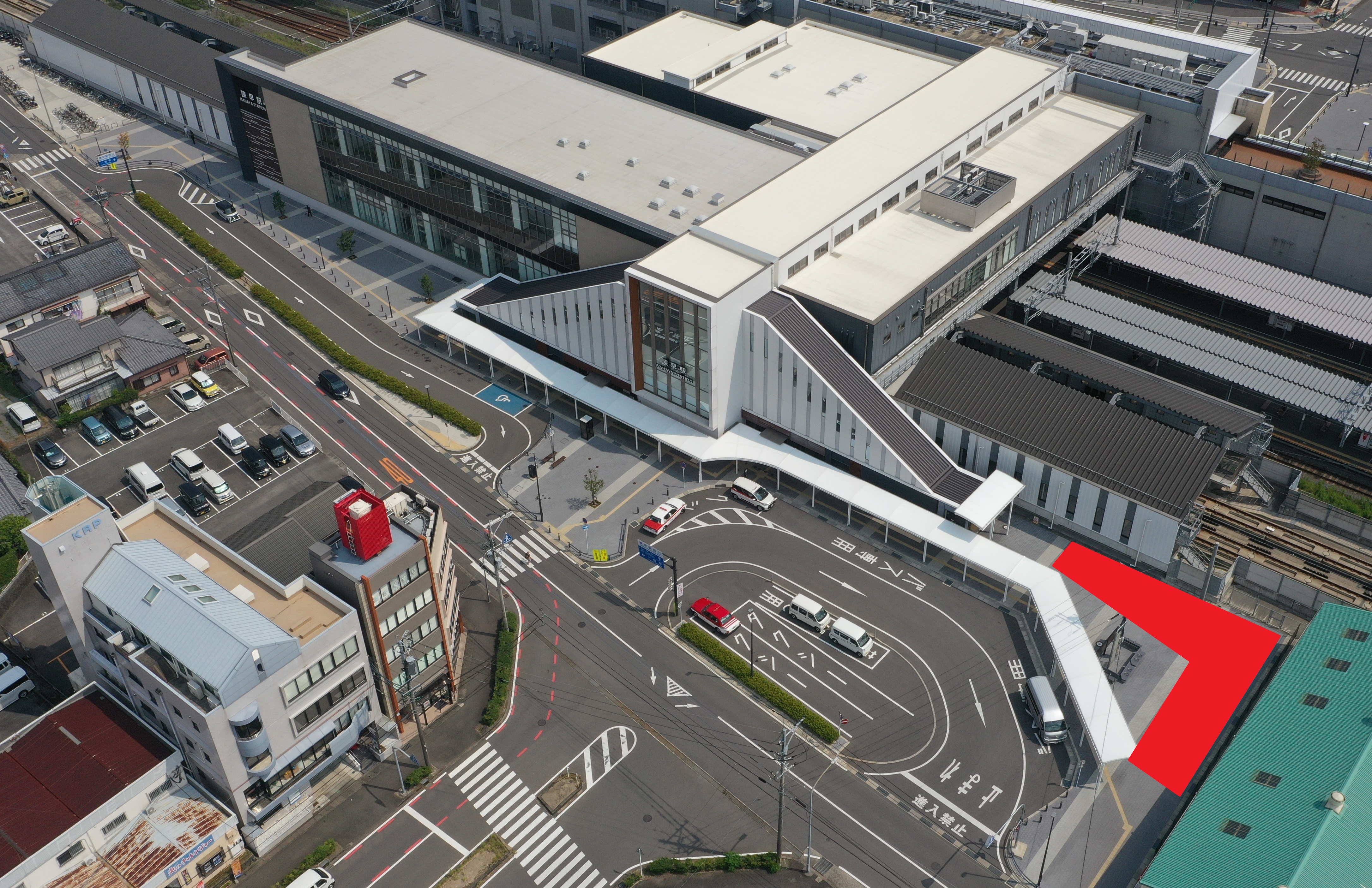 諫早駅西口の出店場所