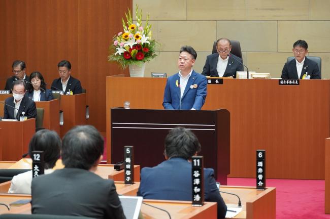 6月定例市議会開会の写真