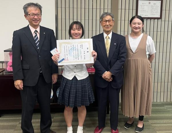 鎮西学院高校表彰式
