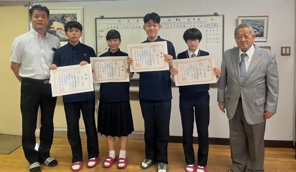 西陵高校表彰式