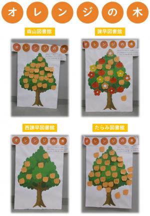 各図書館オレンジの木まとめ画像