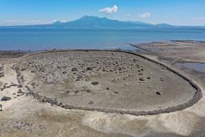 水ノ浦のスクイ漁場の写真