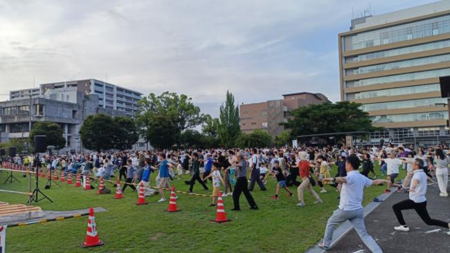 夏季巡回ラジオ体操　写真