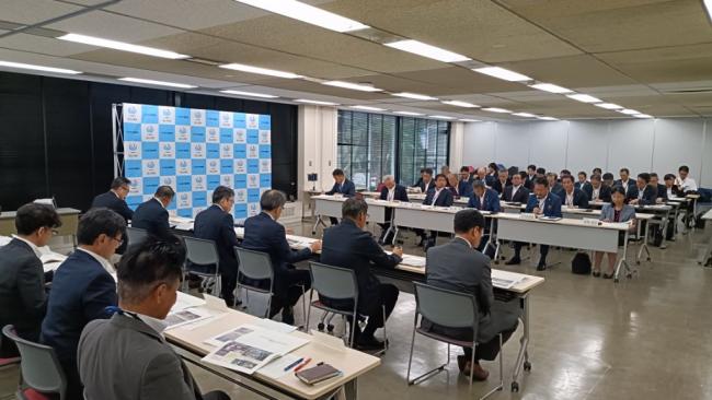 九州治水期成同盟連合会第2回要望写真