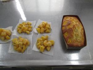 さつま芋のパウンドケーキと鬼饅頭