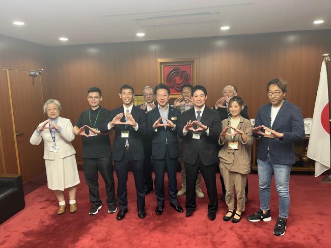 10月1日付諫早市地域おこし協力隊辞令交付式の写真