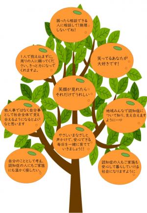 令和7年度認知症月間オレンジの木