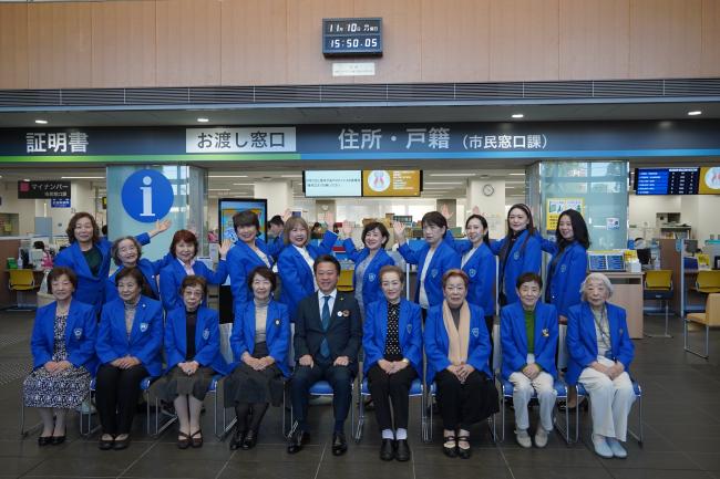 国際ソロプチミスト諫早認定40周年記念寄付贈呈式　写真