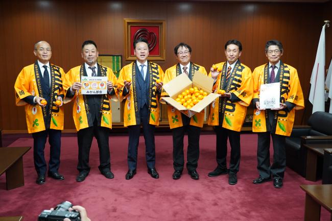 表敬【長崎県央農業協同組合みかん部会南部地区部会】　　写真