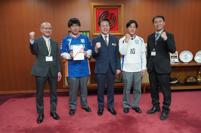 希望ヶ丘　表敬