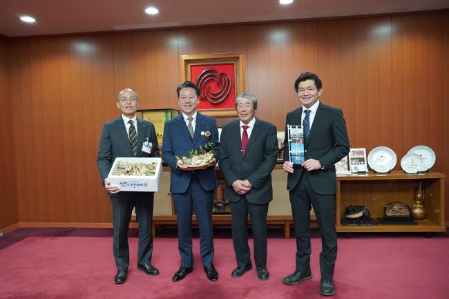 表敬【諫早湾漁業協同組合】　写真