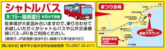 地図、シャトルバスについて