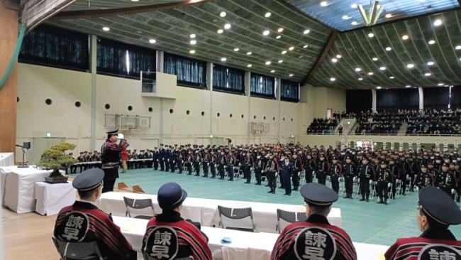 諫早市消防出初式　写真