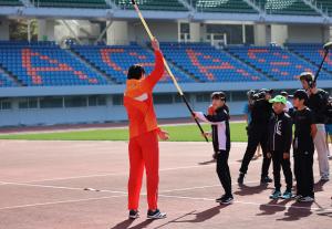 江島選手指導１