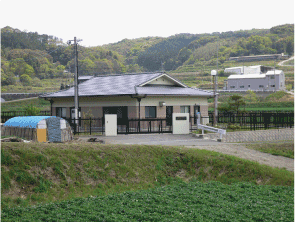 山口地区浄化センターの外観の写真