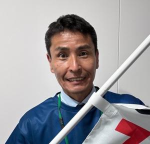 塚越隊員の写真