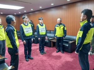下水道派遣出発式
