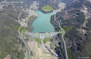 本明川ダムの完成イメージ図