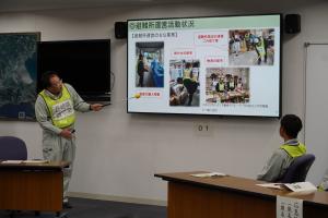 帰任式の様子