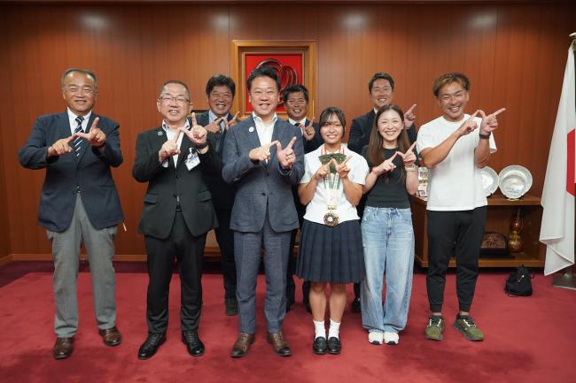 表敬【吉永優衣選手ｐ