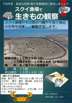 スクイ漁場