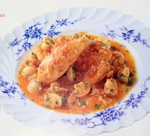 お肉の皿