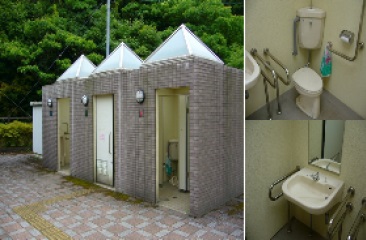 船津ダム公園トイレの画像