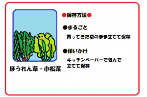 今日からできる！　野菜の保存方法のご紹介の画像３