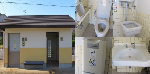 津水河川広場トイレの画像