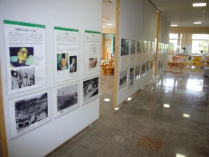 高来西ゆめ会館でのパネル展