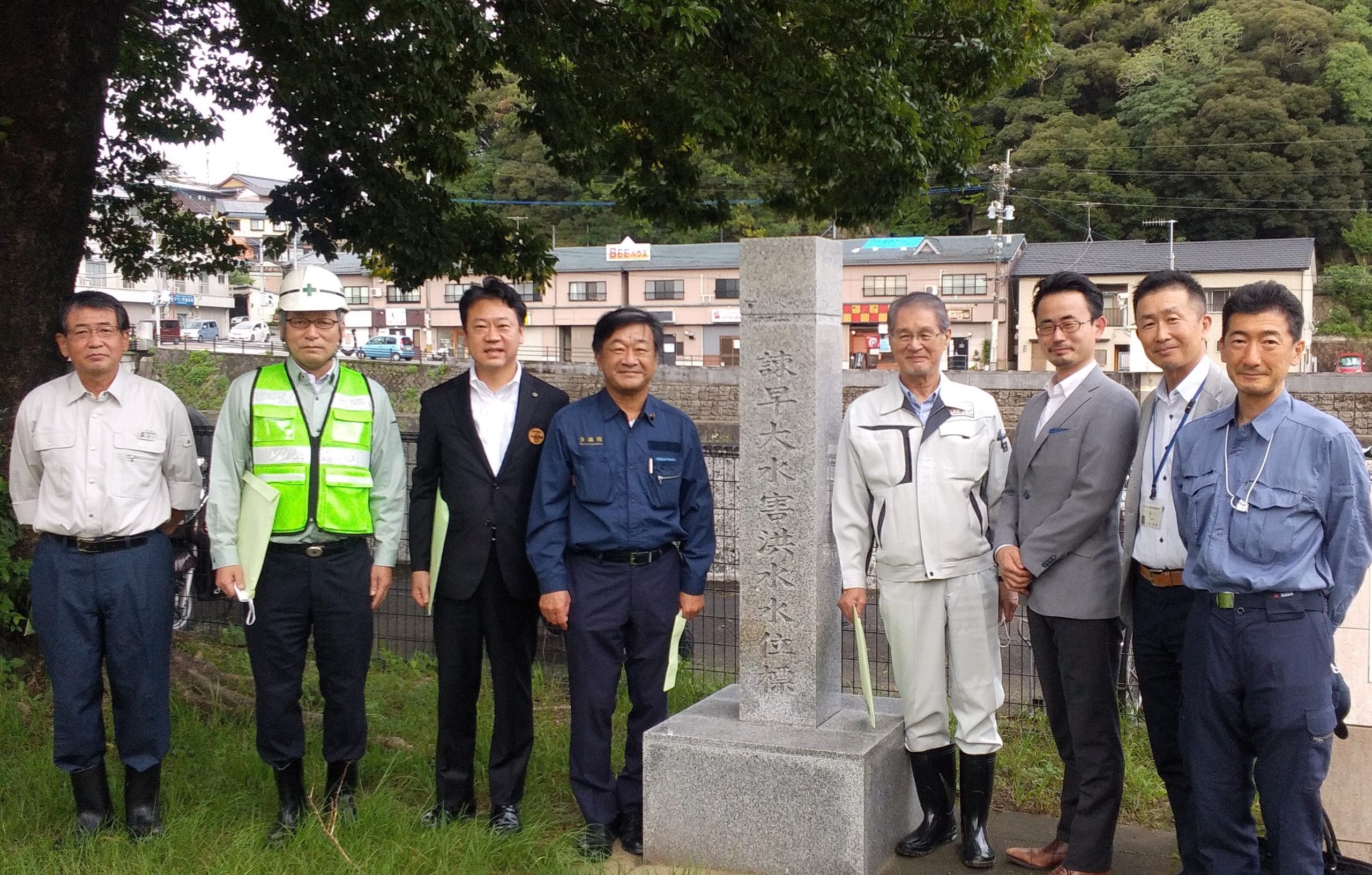 本明川現地視察