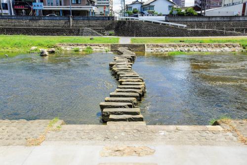 写真：飛び石の風景