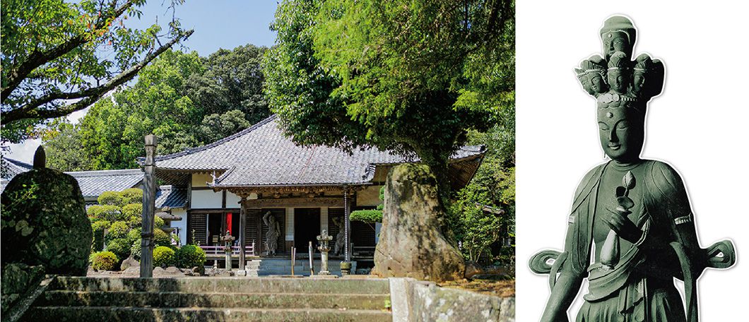 写真：和同寺の背景と仏像の風景