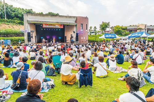 写真：いさはやサマーフェスタの風景