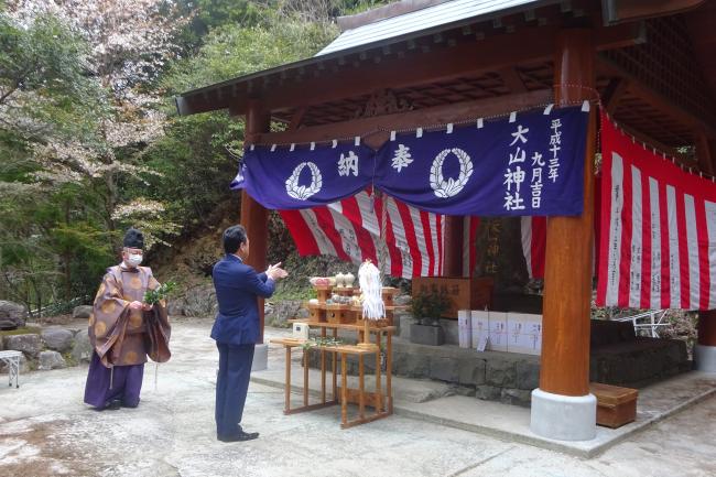 大山神社例大祭の写真